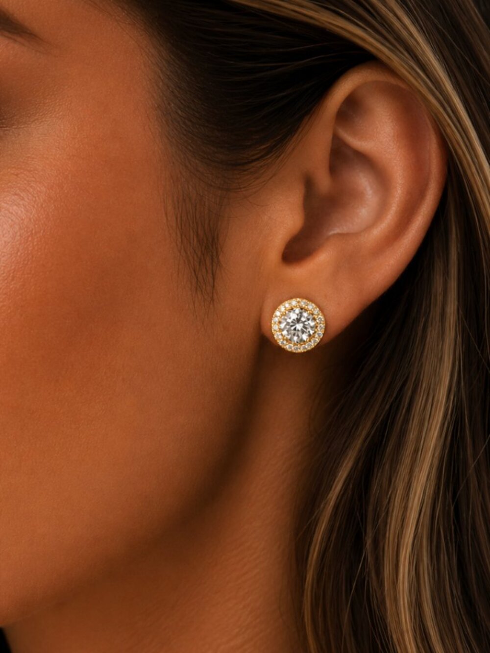 Diana Earrings - Yellow Gold Plated